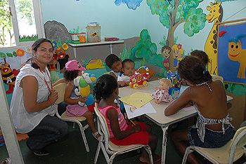 Programa de Atenção à Crianças realizado no Centro de Referência Integral à Família - CRAS