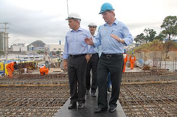 Visita as Obras da Ponte da Passagem