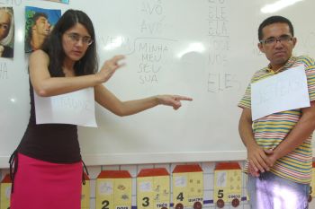 Oficina de libras