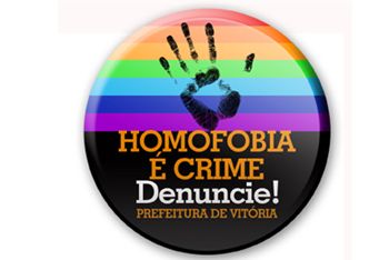 Broche da campanha contra a homofobia