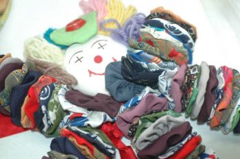 Artesanato de material reciclado