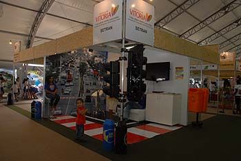 Estande daSetran na XX Feira do Verde, 2009