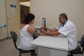 Atendimento médico em Unidade de Saúde