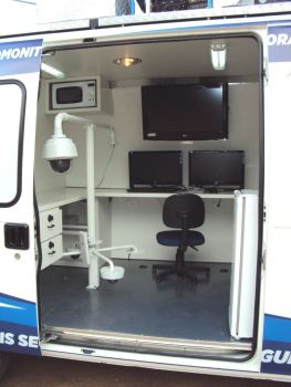 internas do carro de vidomonitoramento