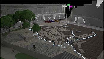 Perspectiva da praça João Clímaco