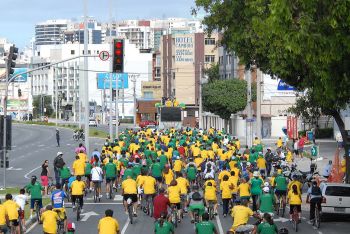 Passeio ciclístico Verde Amarelo - 2010