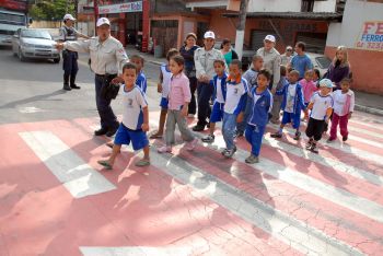 Alunos do projeto Agente Mirim