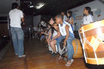 Certificação dos alunos que participaram da 8ª Cidadã da escola Éber Louzada Zippinotti, em Jardim da Penha