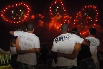 Reveillon na Praia de Camburi 2010-2011
