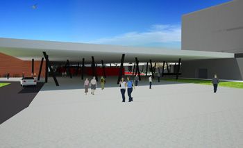 Perspectiva do novo Centro de Eventos de Vitória