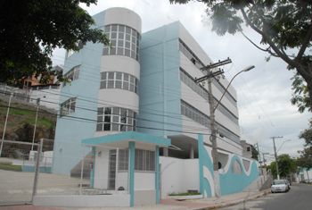 Fachada da Escola Técnica de Saúde