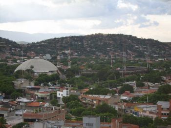 Vista da cidade de San Juan del Pasto