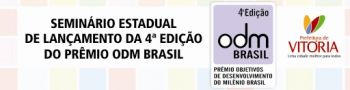 Banner do Seminário Estadual - 4ª Edição do Prêmio ODM Brasil