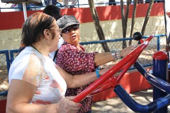 Inauguração da Academia Popular da Pessoa Idosa no Bairro do Quadro