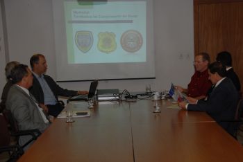 Reunião sobre o Memorial Tombado no cumprimento do dever