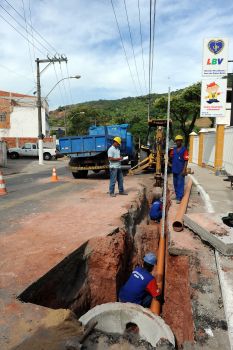 Implantação do sistema de esgoto sanitário na Grande Santo Antônio e São Pedro