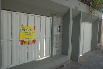 Fachada da CAPS - Centro de Apoio Psicossocial