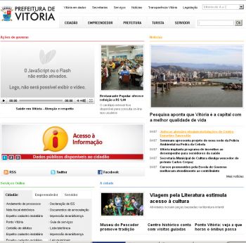 Portal com brasão
