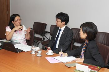 Reunião Sueli Tonini e Consul do Japão Hirokazu Tanaka