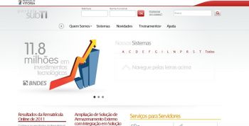 Imagem da capa do portal da SubTI