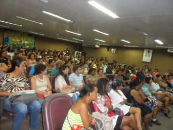 Reunião com os novos moradores do Residencial Tabuazeiro