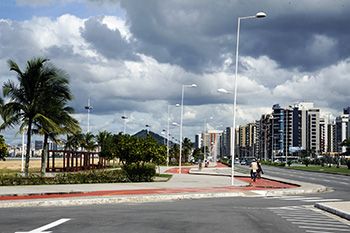 Pintura faixa Antiderrapante em ciclovia