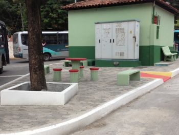 A reforma na Praça Joana D