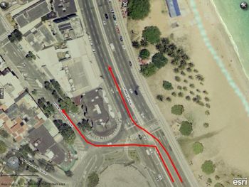 Desvio de tráfego previsto para o periodo da Rua de Lazer em Caburi