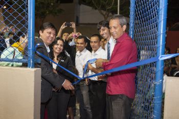 inauguração quadra cajum