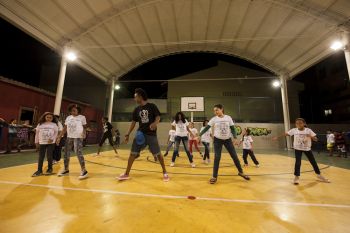 inauguração quadra cajum