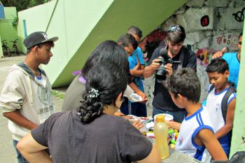 Ação Compartilhada na EMEF Rita de Cásia Silva Oliveira no bairro Resistência