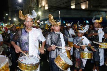 Bateria do Bloco Não Empurra no Carnaval do Centro Histórico