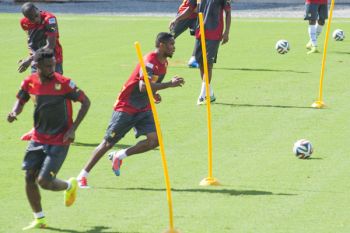 Treino da Seleção de Camarões