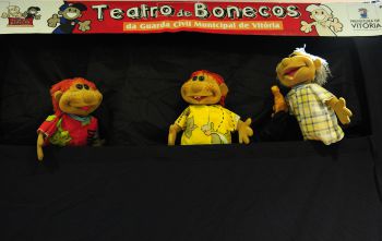 Teatro de boneco da Guarda Municipal