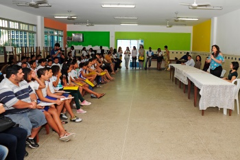 Entrega da Casa do Ler e do Saber EMEF RITA DE CÁSSIA OLIVEIRA