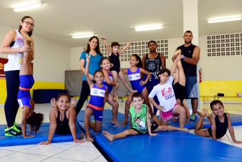 Equipe de Ginástica doCentro de Excelência de Ginásticas e Lutas