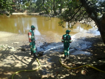 Abastecimento de lagos de parques