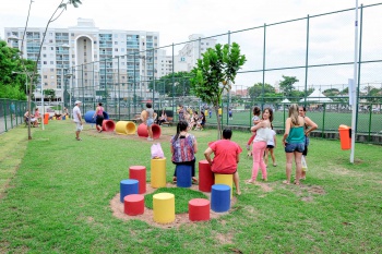Inauguração Pracão na Praça Nilza Mendes em Jardim Camburi