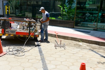 Pintura Vagas Estacionamento Rotativo