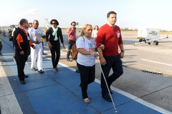 Ação com Usuários do CRPD no Aeroporto de Vitória