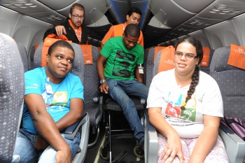 Ação com Usuários do CRPD no Aeroporto de Vitória