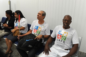 Ação com Usuários do CRPD no Aeroporto de Vitória - Juracy