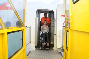 Ação com Usuários do CRPD no Aeroporto de Vitória