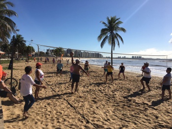Vôlei no Núcleo de Incentivo ao Esporte