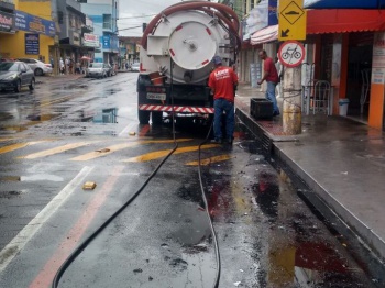 Desobstrução na São Pedro