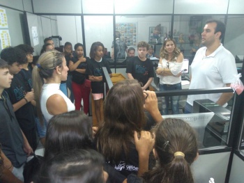 Visita de alunos do Pibic à empresa TecVitória