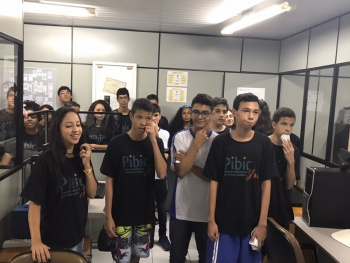 Visita de alunos do Pibic à empresa TecVitória