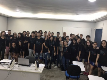 Visita de alunos do Pibic à empresa TecVitória
