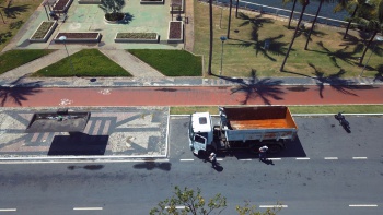 Fiscalização de caminhão