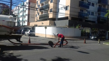 Limpeza preventiva de rede de drenagem_Entre JP e Mata da Praia